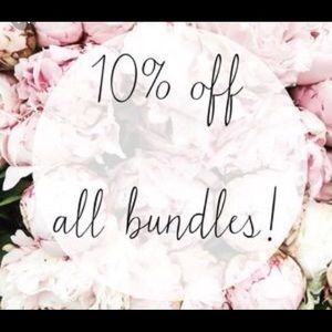 Bundle Discount! 10% Off 2 or More Items!